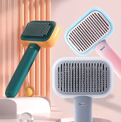 Brosse à Cheveux avec Fonction de Démêlage - Conception Innovante pour le Soulagement de la Douleur et le Démêlage Rapide
