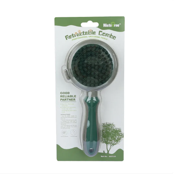 Brosse à Chat pour le Soin du Pelage - Tête de Brosse à Double Face pour Démêler