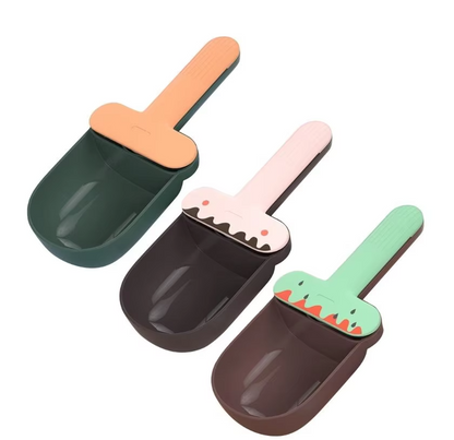 Les Cuillères de Mesure de Nourriture pour Chiens et Chats - Cuillère de Nourriture Design Mignonne en Forme de Coupe de Glace