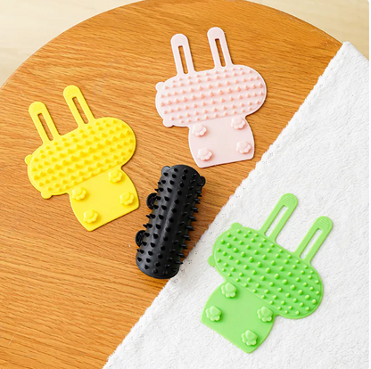 Brosse à Gratter pour Chats pour Soulager les Démangeaisons - Brosse en Silicone Multicolore pour Animaux de Compagnie