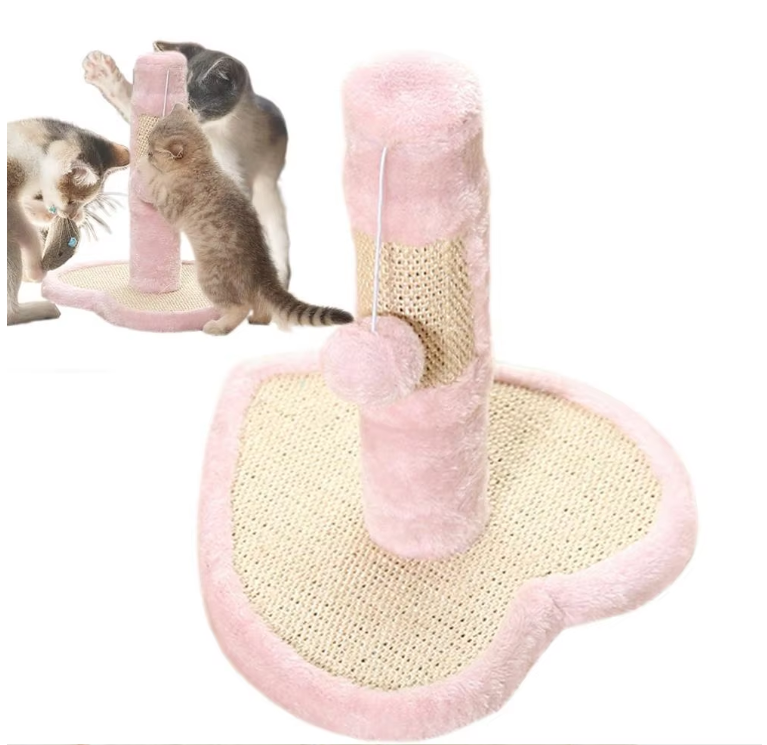 Arbre à Chat en Forme de Cœur ou D' Étoile avec Jouets