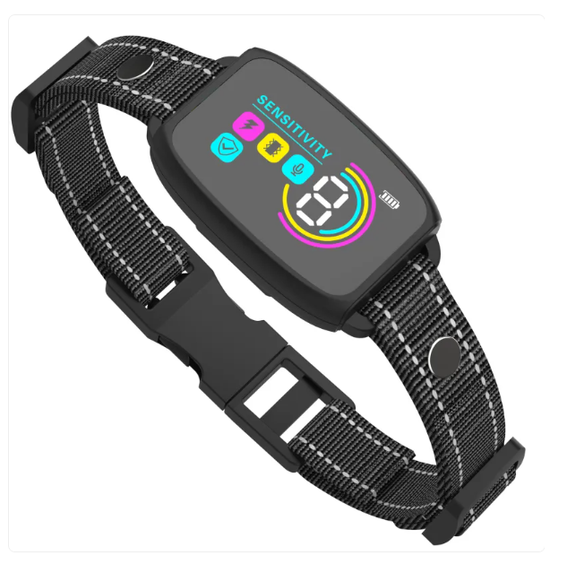 Collier De Dressage Pour Chien Avec Télécommande - 8 Niveaux De Sensibilité Vibration Mode Choc
