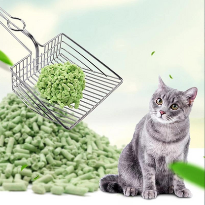 Pelle à Litière pour Chats en Acier Inoxydable