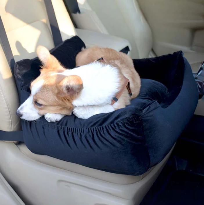 Couverture de Siège de Voiture Confortable pour les Animaux de Compagnie - Caisse de Transport pour Chiens et Chats