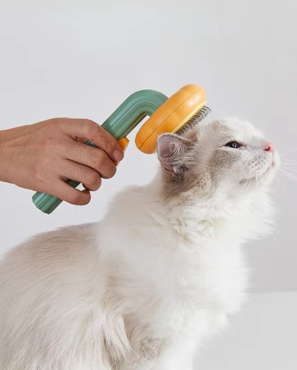 Brosse à Poils pour Chats - Soin Doux pour les Poils de Chats