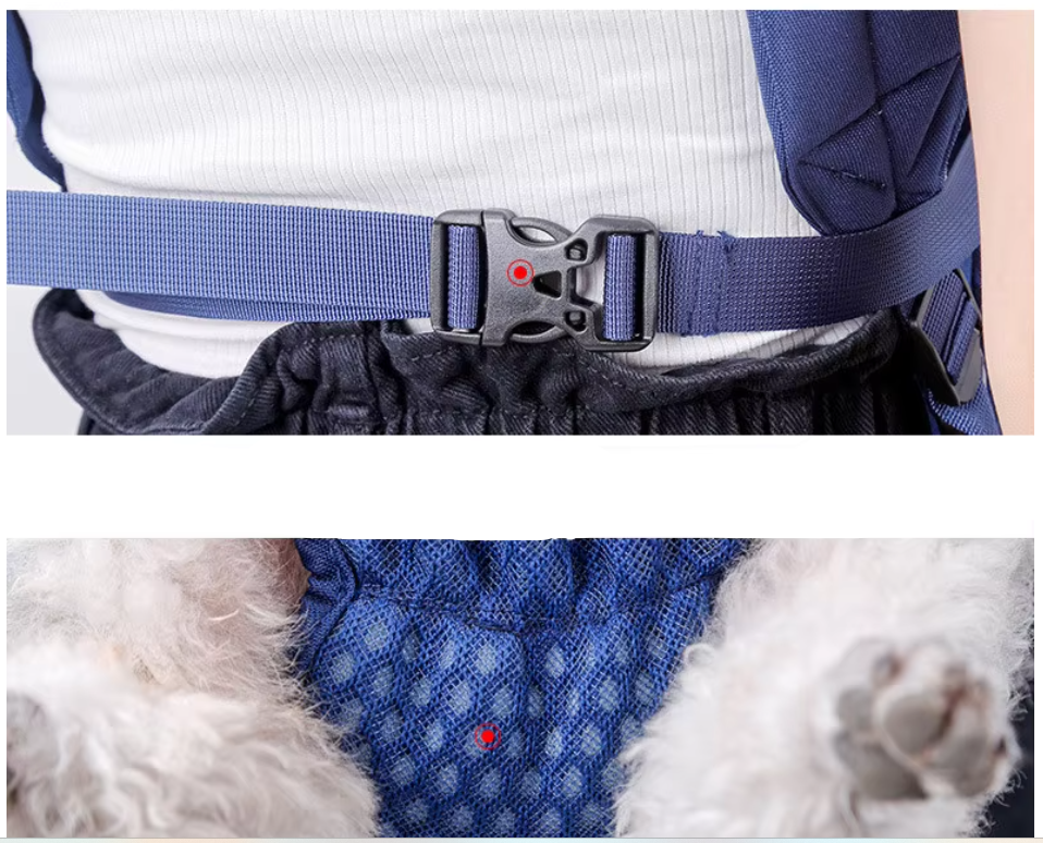 Sac à Dos Portable pour Chien - Confortable et Respirant pour les Animaux Domestiques