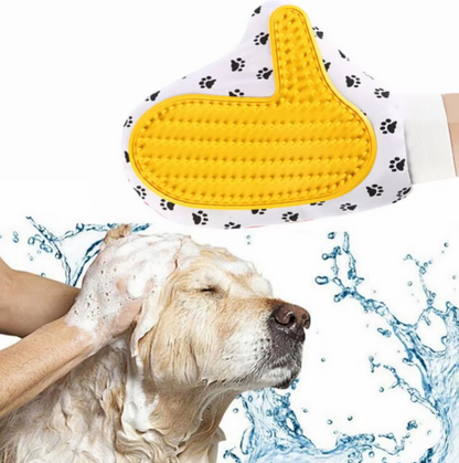 Gant de Soin pour Animaux de Compagnie pour Chiens et Chats - Gant de Massage à Picots Souples