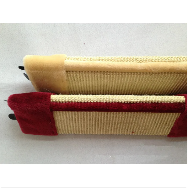 Plat à Gratter pour Chats avec Revêtement Doux - Tapis à Gratter à Fixer au Mur