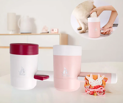 Nettoyeur de Pattes Électrique avec Fonction de Séchage pour des Pattes de Chien Propres