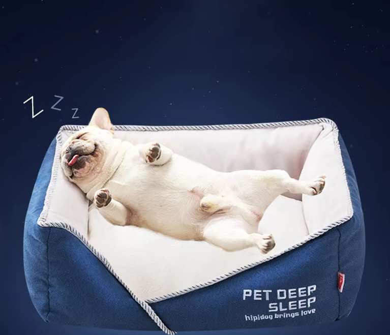 Matelas Confortable pour Animaux de Compagnie avec Doublure en Tissu pour Chiens et Chats