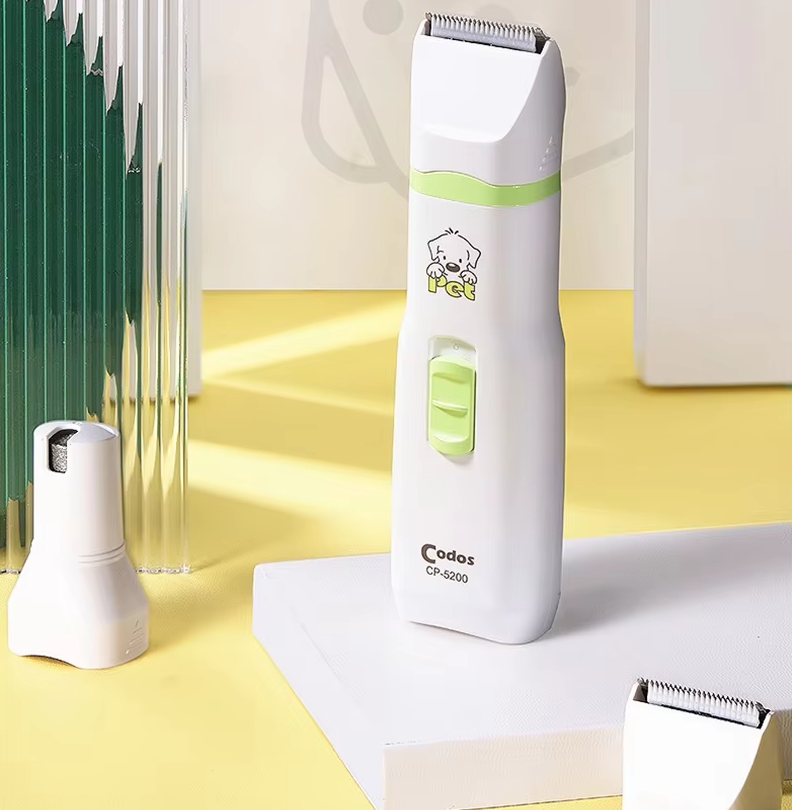 Tondeuse Électrique pour Animaux Domestiques - Codos Cp-5200 avec Plusieurs Accessoires