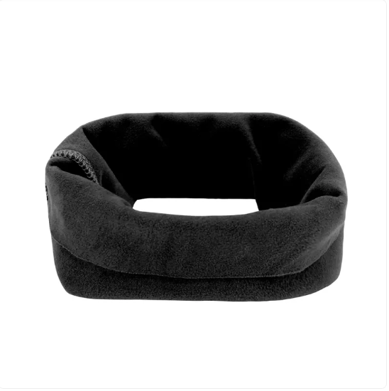 Coussin Cervical Confortable En Noir Et Violet Pour Détente