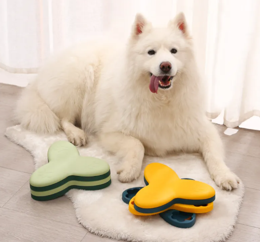 Jouet pour Chien Interactif avec Mécanisme Rotatif - Stimule L' Activité Mentale et le Plaisir de Jouer