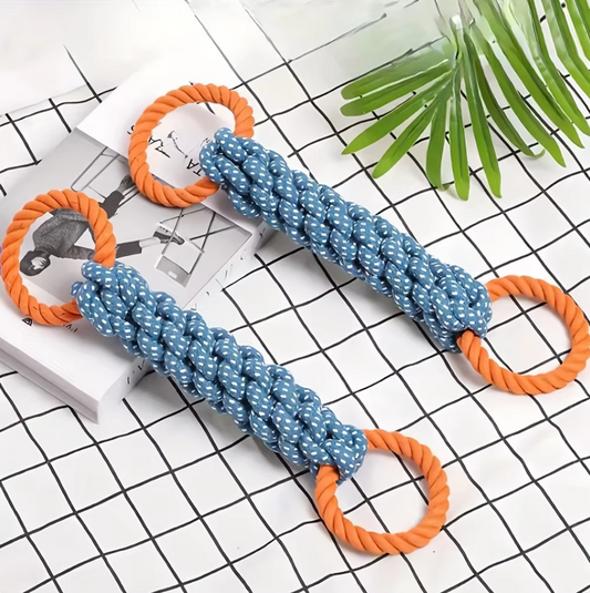 Jouets pour Chiens Os à Mâcher - Jouet en Corde Robuste pour les Jeux de Morsure et de Traction