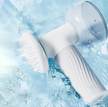Brosse Électrique pour Chiens avec Fonction Massage - Soin en Douceur et Nettoyage en Profondeur avec Recharge Usb
