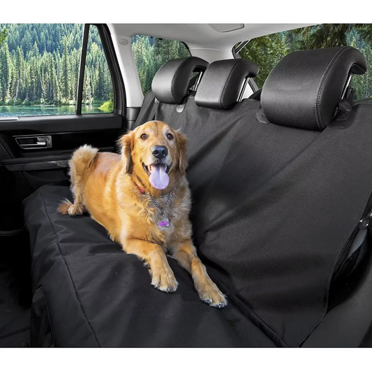 Couverture de Protection Étanche pour Chiens - Couverture de Banquette Arrière Antidérapante avec Protection Latérale