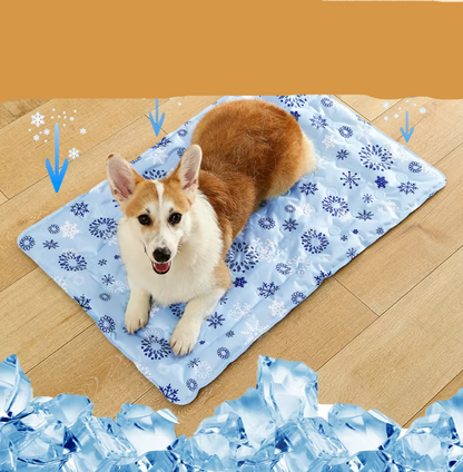 Tapis de Refroidissement pour Chiens et Chats - Tapis Auto-refroidissant pour Animaux Domestiques , pour les Jours Chauds D' Été