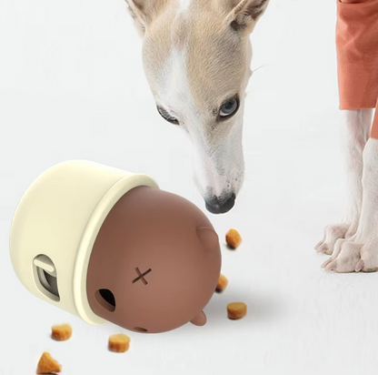 Jouets Interactifs Pour Chiens - Forme D' Ours Avec Mécanisme À Clic Pour Chiens