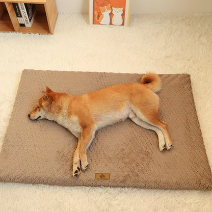 Lit Orthopédique pour Chiens - Tapis Moelleux pour Chiens et Chats