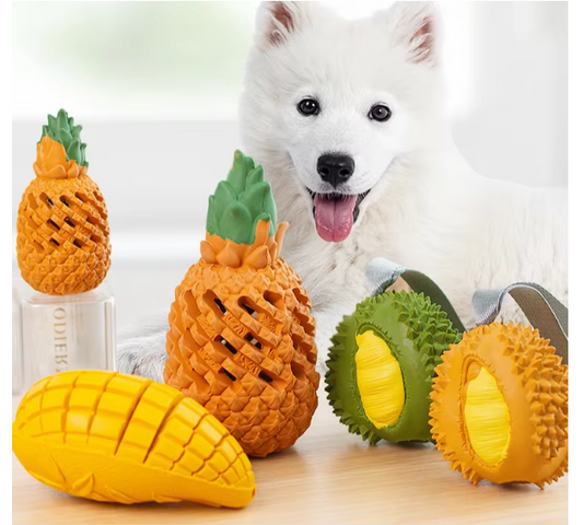 Jouet Fruit En Caoutchouc Pour Chien