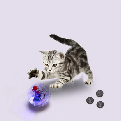 Jouet De Football Lumineux Pour Chiens - Jouet De Balle Interactif Avec Lumières LED