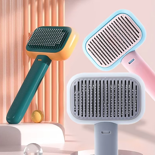 Brosse à Cheveux avec Fonction de Démêlage - Conception Innovante pour le Soulagement de la Douleur et le Démêlage Rapide