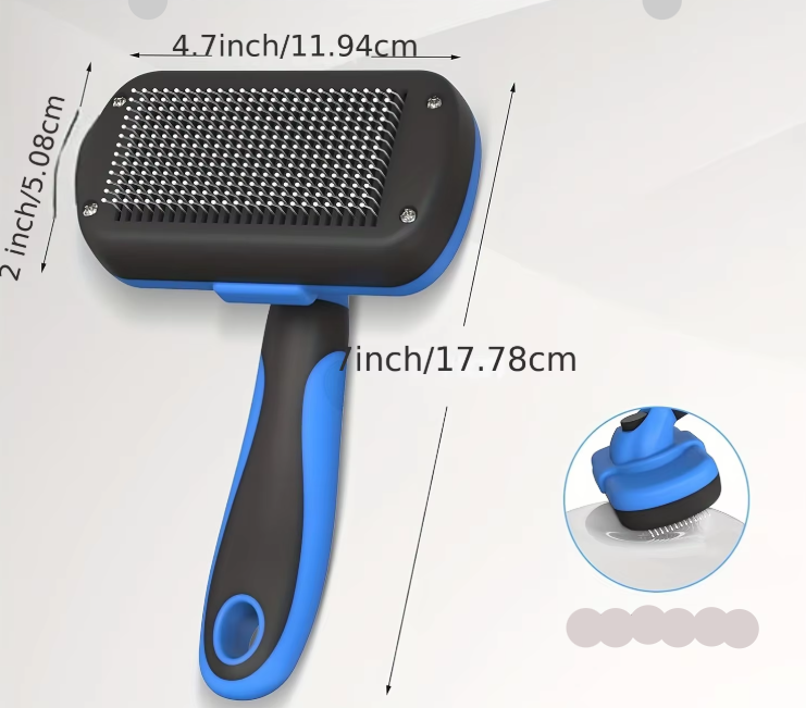 Kit De Toilettage Pour Animaux De Compagnie Avec Coupe-griffes Lime Et Brosse Autonettoyante