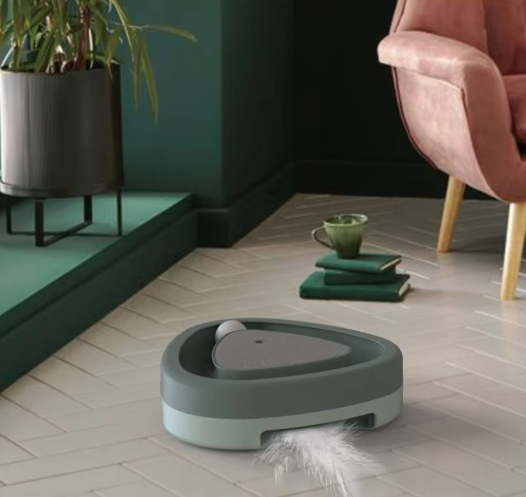 Jouet Interactif pour Chat avec Balle - Griffoir et Piste de Jeu pour les Chats Actifs