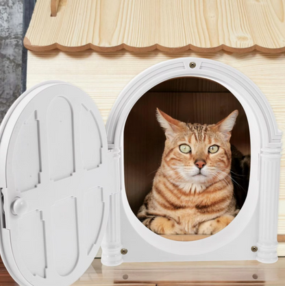 Porte D' Entrée Décorative au Design Classique - Jouet pour Petits Animaux