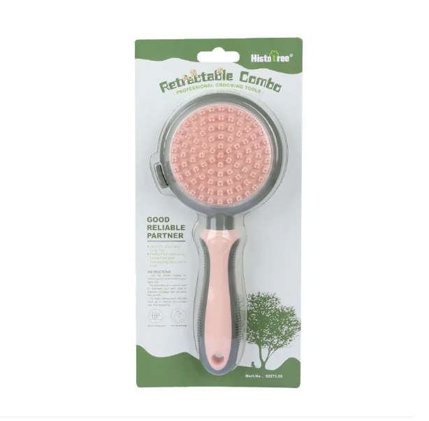 Brosse à Chat pour le Soin du Pelage - Tête de Brosse à Double Face pour Démêler