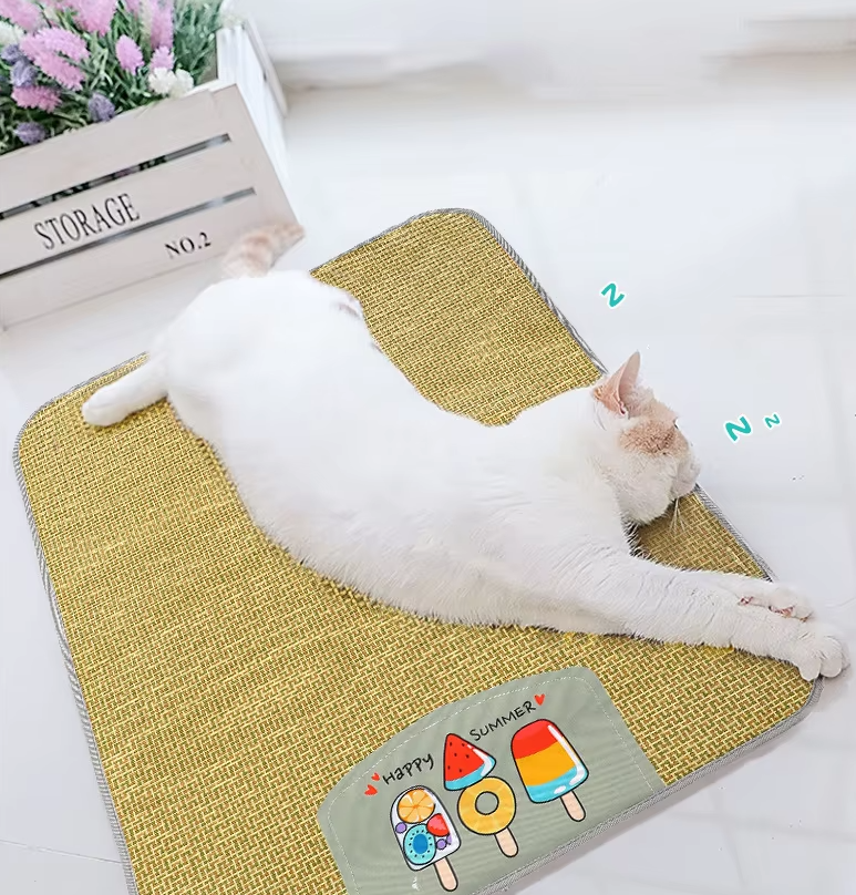 Matelas Rafraîchissant pour Animaux Domestiques - Respirant et Confortable pour les Chiens et les Chats