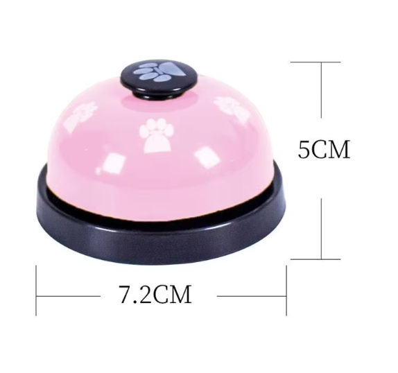 Sonnerie D' Entraînement pour Chiens - Cloche Interactive de Communication et de Nourriture