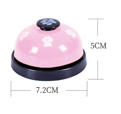 Sonnerie D' Entraînement pour Chiens - Cloche Interactive de Communication et de Nourriture
