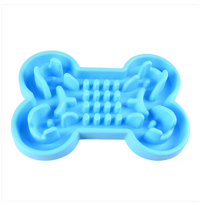 Slow Feed - Gamelle pour Chien en Forme D' Os