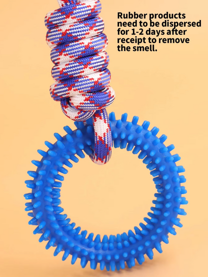 Jouet Pour Chien Robuste Avec Anneau De Dentition - Jouet À Mâcher Corde À Déchirer Pour Un Plaisir Interactif