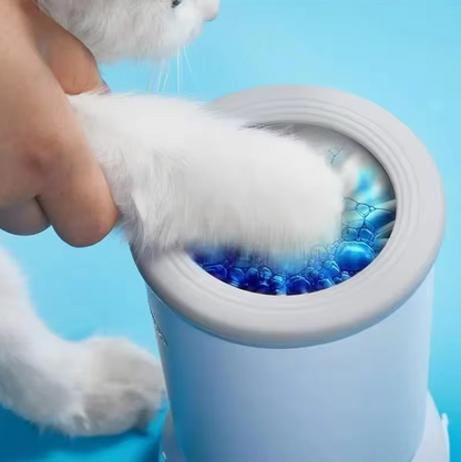 Nettoyeur de Pattes Électrique pour Chiens avec Nettoyage en Profondeur à 360 °