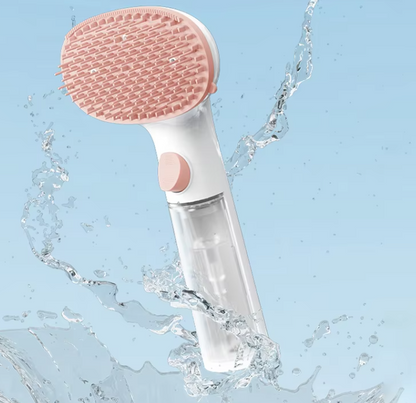 Brosse À Mousse Sèche Pour Animaux Domestiques Avec Distributeur De Nettoyage Intégré