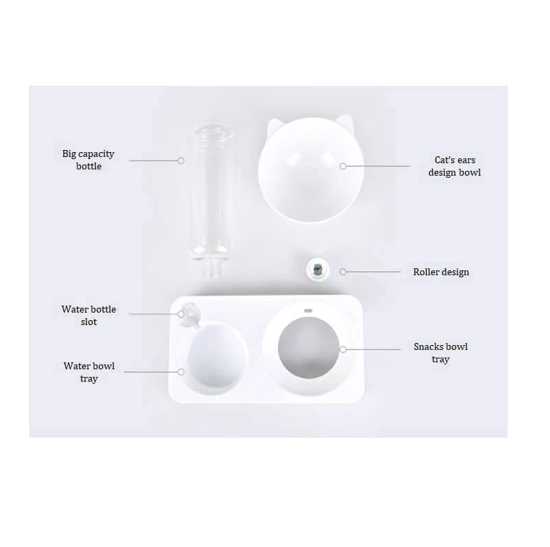 Distributeur Automatique D' Eau et de Nourriture pour Animaux Domestiques