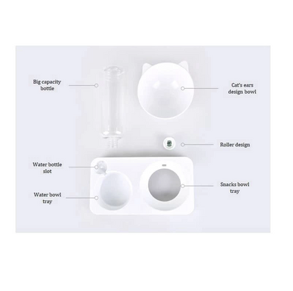 Distributeur Automatique D' Eau et de Nourriture pour Animaux Domestiques