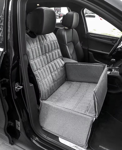 Siège de Voiture Étanche pour Chiens - Tapis de Protection Antidérapant avec Bord Surélevé Ceinture de Sécurité