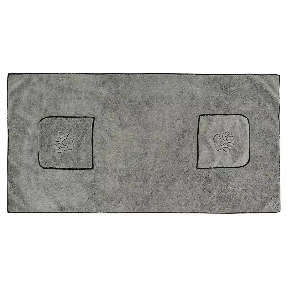 Serviette Microfibre Pour Animaux Domestiques Avec Poches Intégrées