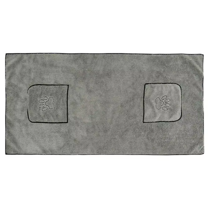 Serviette Microfibre Pour Animaux Domestiques Avec Poches Intégrées