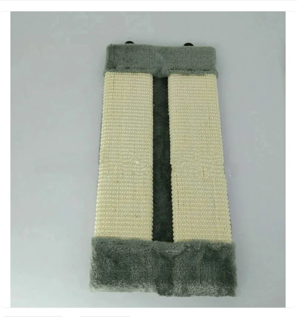 Plat à Gratter pour Chats avec Revêtement Doux - Tapis à Gratter à Fixer au Mur