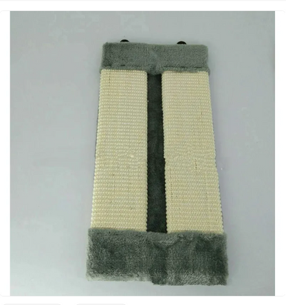 Plat à Gratter pour Chats avec Revêtement Doux - Tapis à Gratter à Fixer au Mur