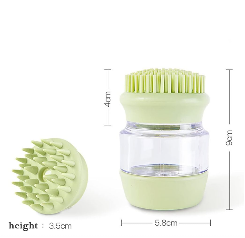 Brosse De Douche Silicone Avec Réservoir Pour Animaux
