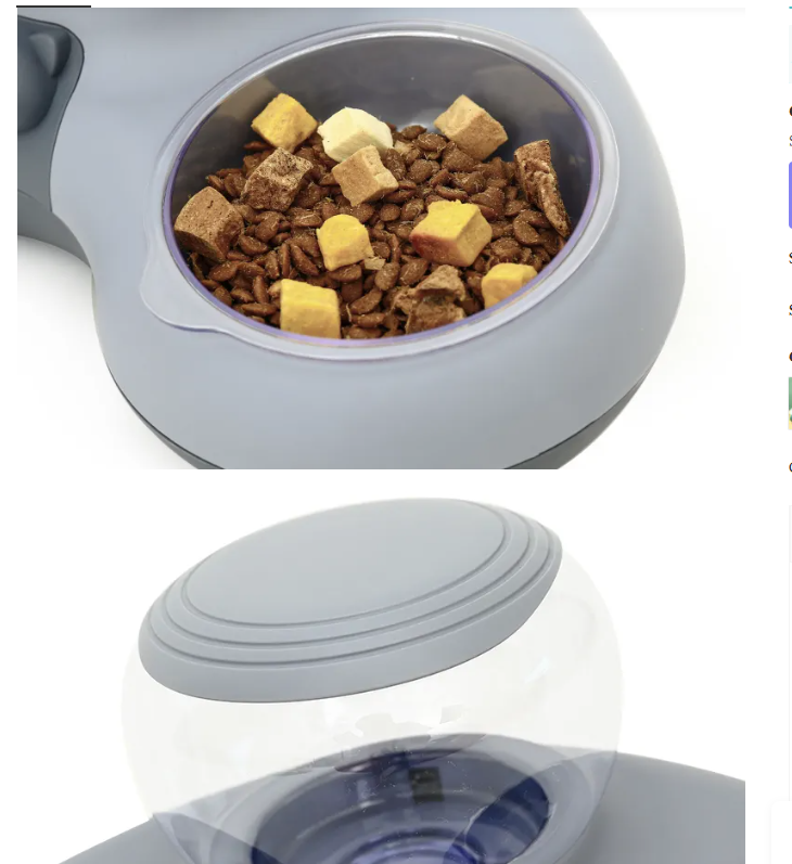 Ecuelle 2 en 1 pour Animaux Domestiques avec Distributeur D' Eau Automatique et Design Antidérapant