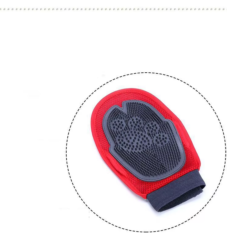 Gant de Bain pour Chien - Brosse de Massage et de Pelage pour Chiens pour un Nettoyage et un Soin en Douceur
