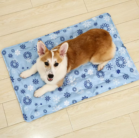 Tapis de Refroidissement pour Chiens et Chats - Tapis Auto-refroidissant pour Animaux Domestiques , pour les Jours Chauds D' Été