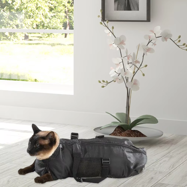 Sac De Toilettage Pour Chats Pour Couper Les Griffes Et Les Soigner - Confortable Et Sûr