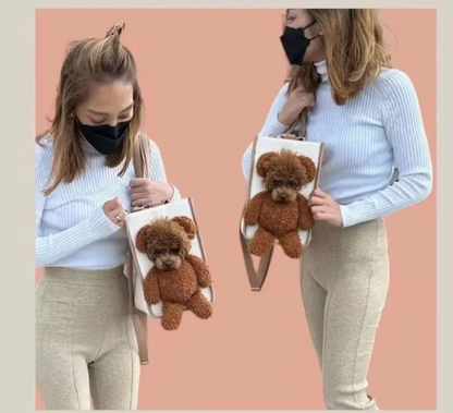 Sac à Main Élégant pour Animaux Domestiques - Sac de Transport Portable pour Petits Chiens et Chats